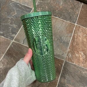 Starbucks Emerald Green Textured Tumbler